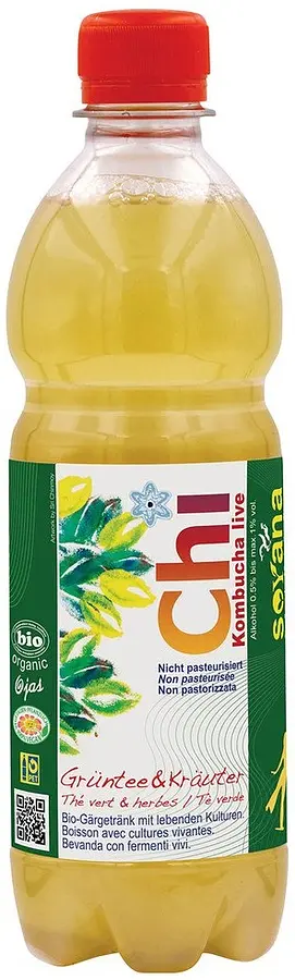 Green Tea Chi Kombucha Live Organic