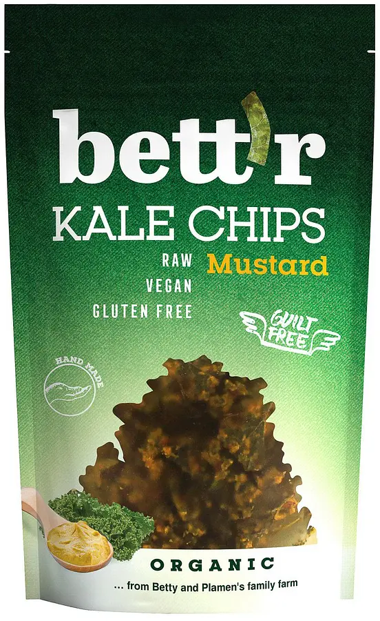 Kale Chips Mustard Glutenfrei Bio