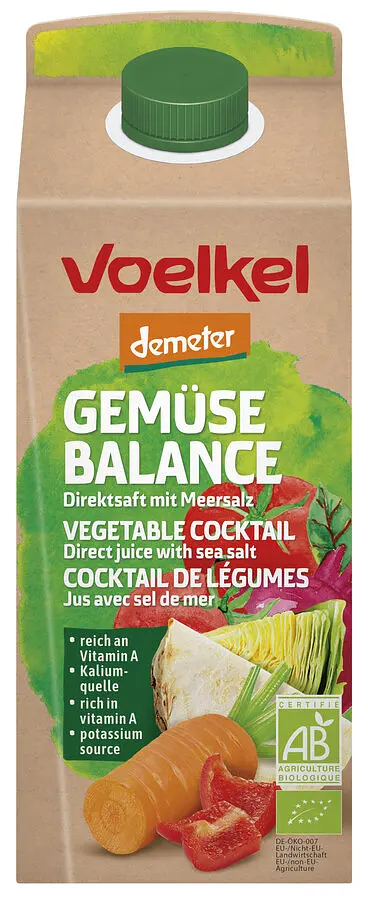 Vegetable Balance 100% Direct Juice Demeter