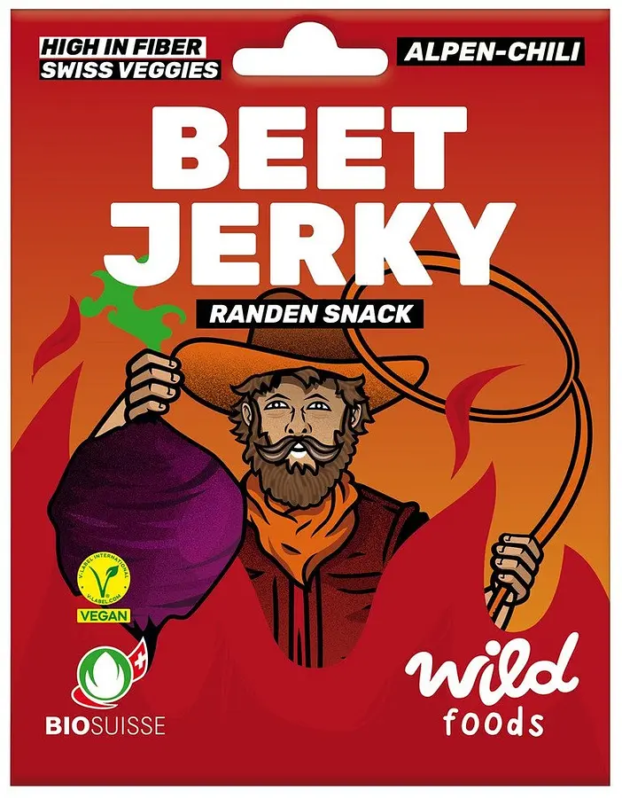 Beet Jerky Beetroot Snack Alpine Chili Organic