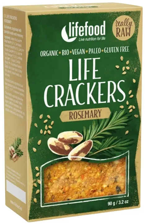 Crackers Crus Romarin Bio