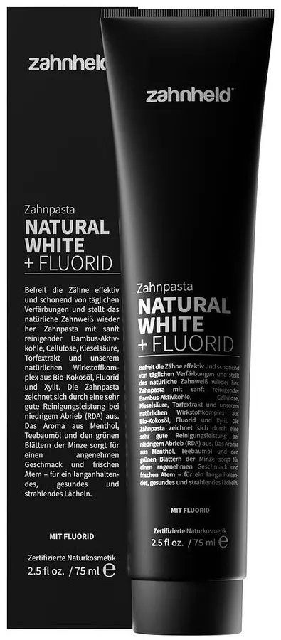 Toothpaste Natural White + Fluoride