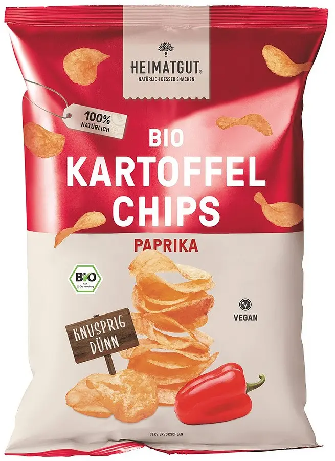 Kartoffel Chips Papika Bio