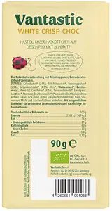 White Crisp Choc Organic, 90 g