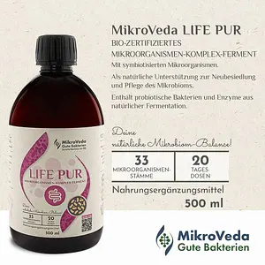 MikroVeda Enzyme LIFE PUR Bio, 0.5 l