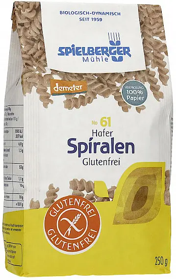 Hafer Spiralen glutenfrei Demeter