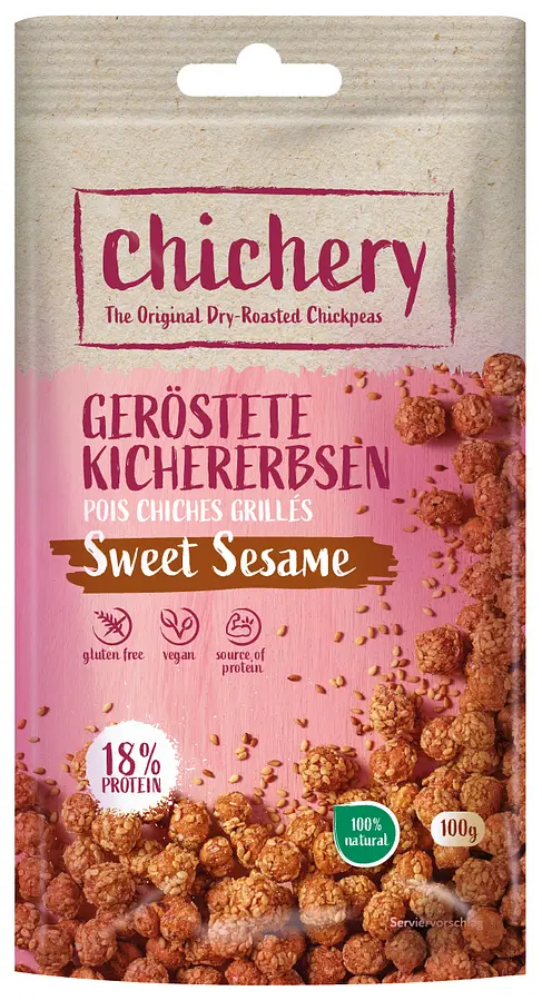Geröstete Kichererbsen Sweet Sesame