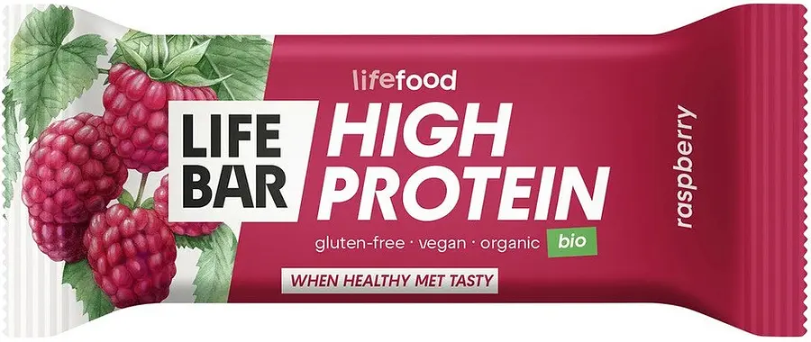 Barre protéinée Lifebar Protéine Framboise Crue Bio