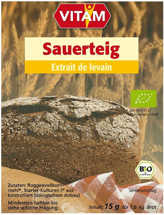 Pâtes à pain Levain Extrait Bio
