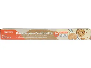 Baking Paper Sheets FSC, 30 Sheets, 30 piece