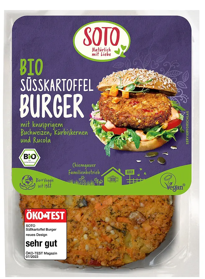 Burger Sweet Potato Organic