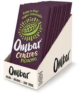 Tablette Ombar Centres 60% Crème de Pistache Bio, 70 g