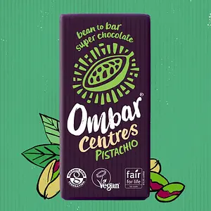 Tablette Ombar Centres 60% Crème de Pistache Bio, 70 g