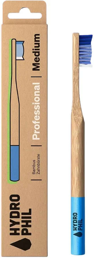 Brosse à dents en bambou Professional Medium, 1 pièce