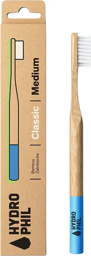 Brosse à dents en bambou Classic Medium, 1 pièce