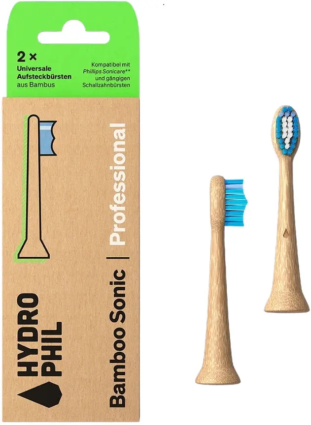 Têtes de rechange en bambou Sonic Professional, 2 pièce