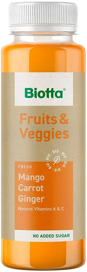 Smoothie Mangue Carotte Gingembre Bio