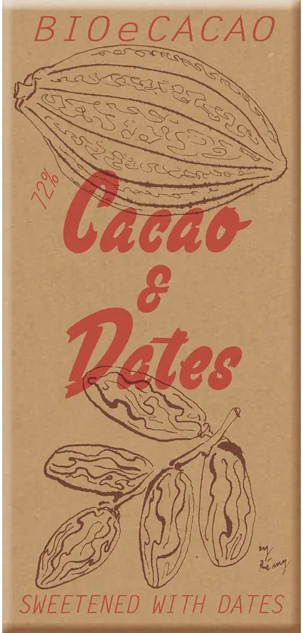 Dattelschokolade Tafel 72% Bio