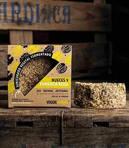 Semicurado Demi-affiné Noix & Poivre Rose Bio, 200 g