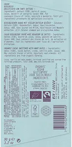 Dattelschokolade Double Dates Tafel 46% Bio, 90 g