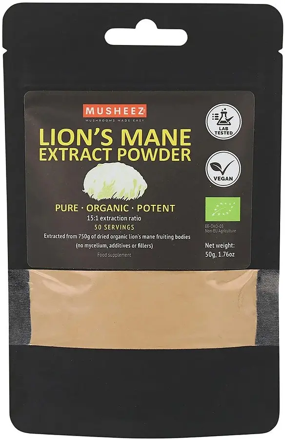 Lion's Mane Pulver aus Vitalpilz Bio