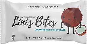 Barre Lini’s Bites Coconut Mylk Chocolate Bio, 40 g