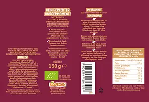 My Vegan Burger Patties Organic, 150 g