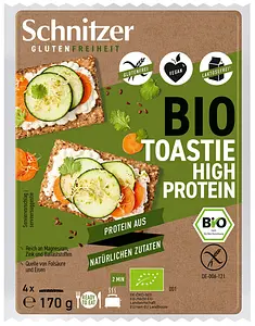 Toastie High Protein Gluten-Free Organic, 170 g