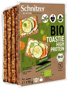 Toastie High Protein Gluten-Free Organic, 170 g