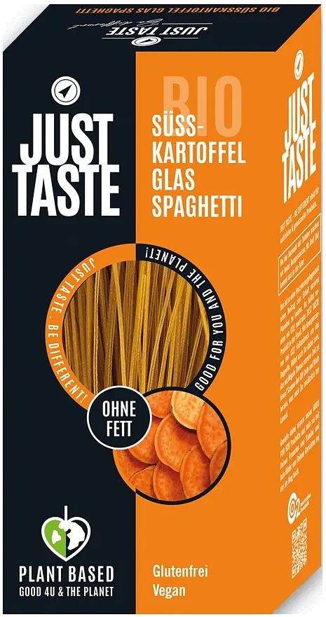 Süsskartoffel Glas Spaghetti Bio