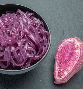 Lila Süsskartoffel Glas Fettuccine Bio, 250 g