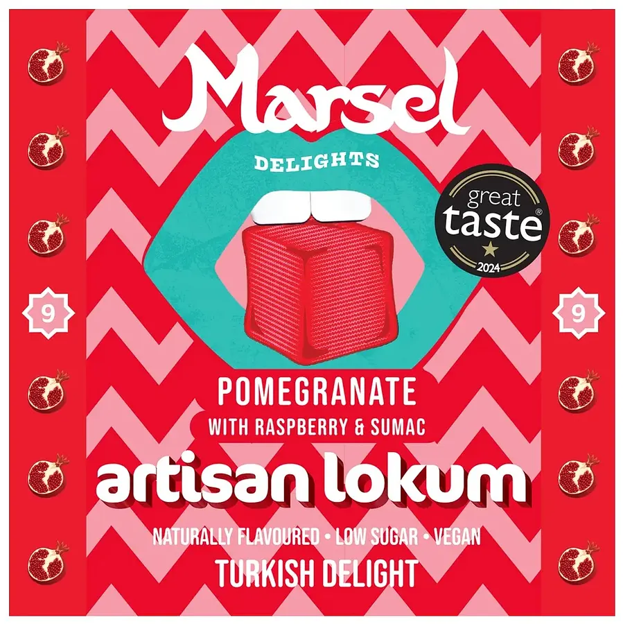 Lokum Artisanal Grenade avec Framboise & Sumac