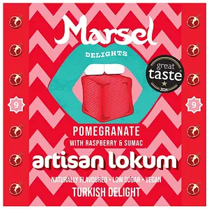 Artisan Lokum Pomegranate with Raspberry & Sumac, 99 g