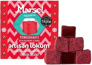 Artisan Lokum Pomegranate with Raspberry & Sumac, 99 g