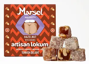 Artisan Lokum Haselnuss mit Karamell, 99 g