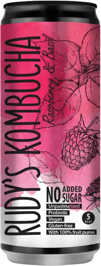 Kombucha Himbeer & Basilikum