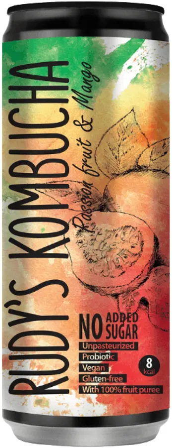 Kombucha Passionsfrucht & Mango