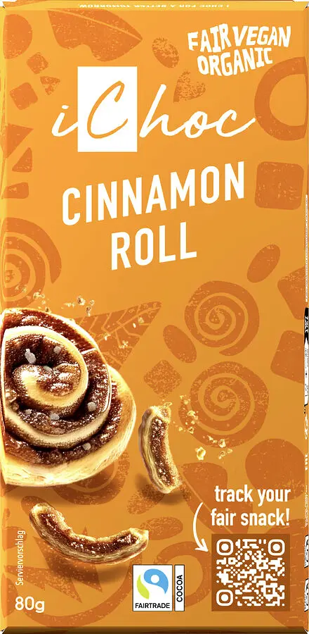 iChoc Cinnamon Roll - Kakao-Zubereitung Bio