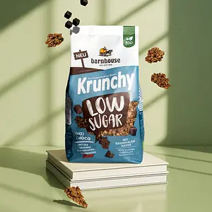 Krunchy Low Sugar (NO) CHOCO Bio, 375 g