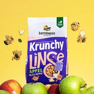 Krunchy Muesli Bio aux Lentilles et à la Pomme, 325 g