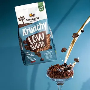 Krunchy Low Sugar (NO) CHOCO Bio, 375 g