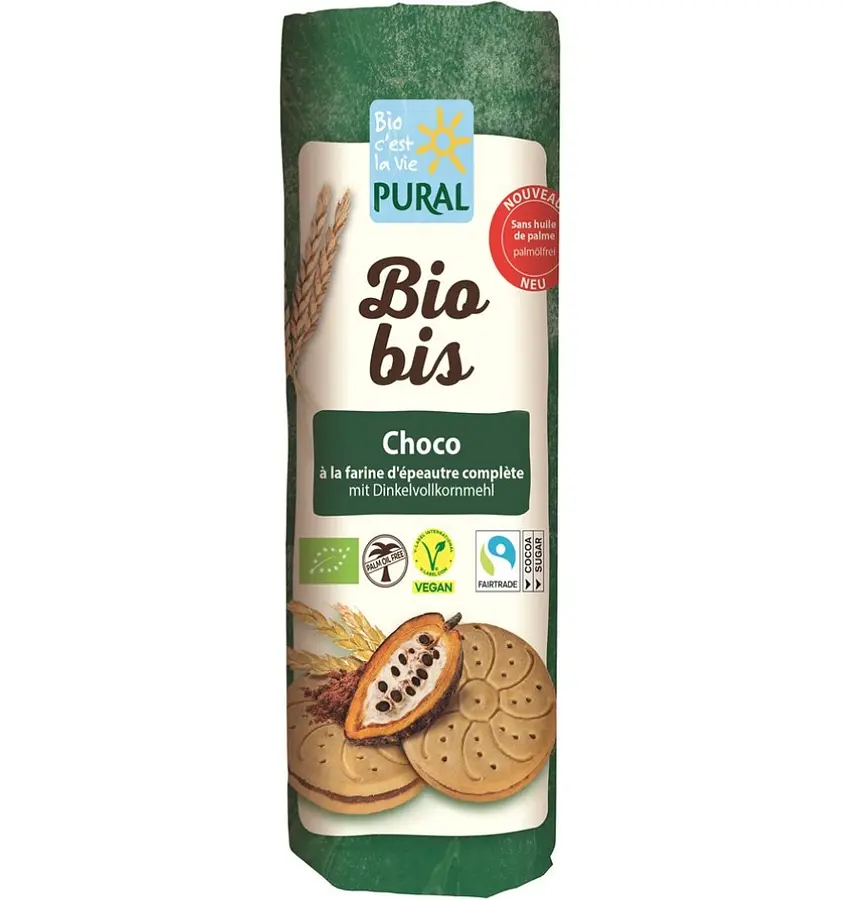 Biobis Spelt Double Biscuit Choco palmoil-free Organic