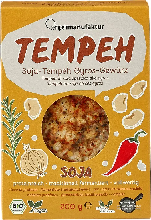Tempeh with Gyros Spice Organic