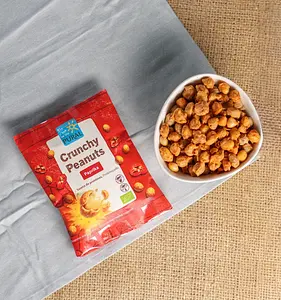 Crunchy Peanuts Paprika Organic, 110 g