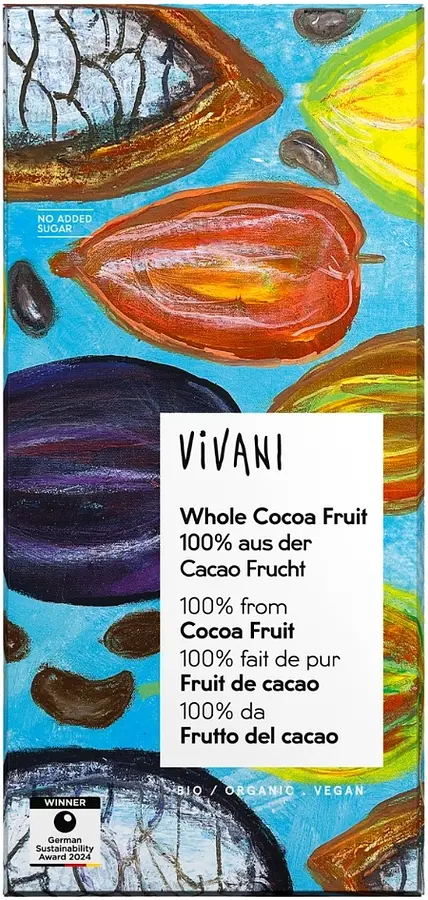 Schokoladentafel Whole Cocoa Fruit Bio