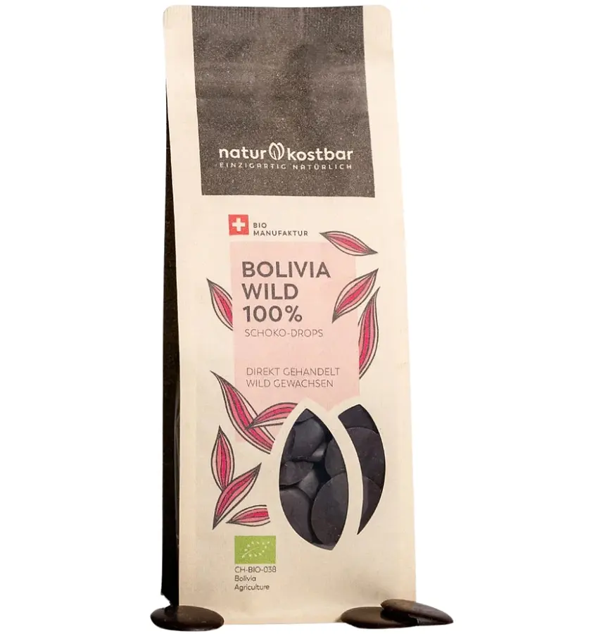 Pépites de chocolat Bolivia Wild 100% Bio