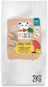 VEGDOG Trockenfutter Simply Crunch, 2 kg