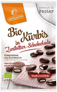 Kürbiskerne in Zartbitter-Schokolade Bio, 50 g