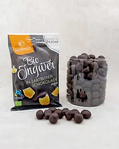 Ginger in Dark Chocolate Organic, 70 g