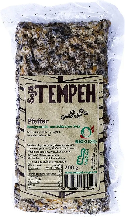 Soy Tempeh Pepper Organic